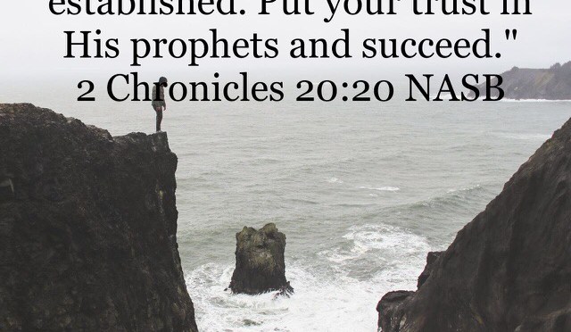 Trust In The Lord and Be Established