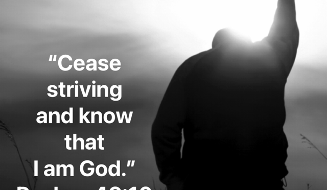 God Told Me, “Be Still”