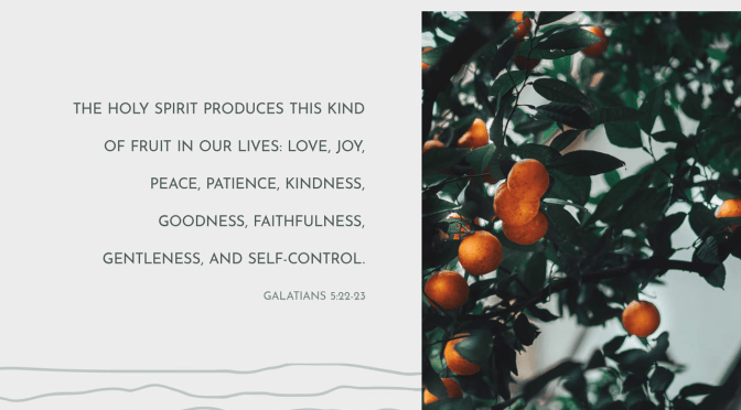 Patience: Spirit Fruit